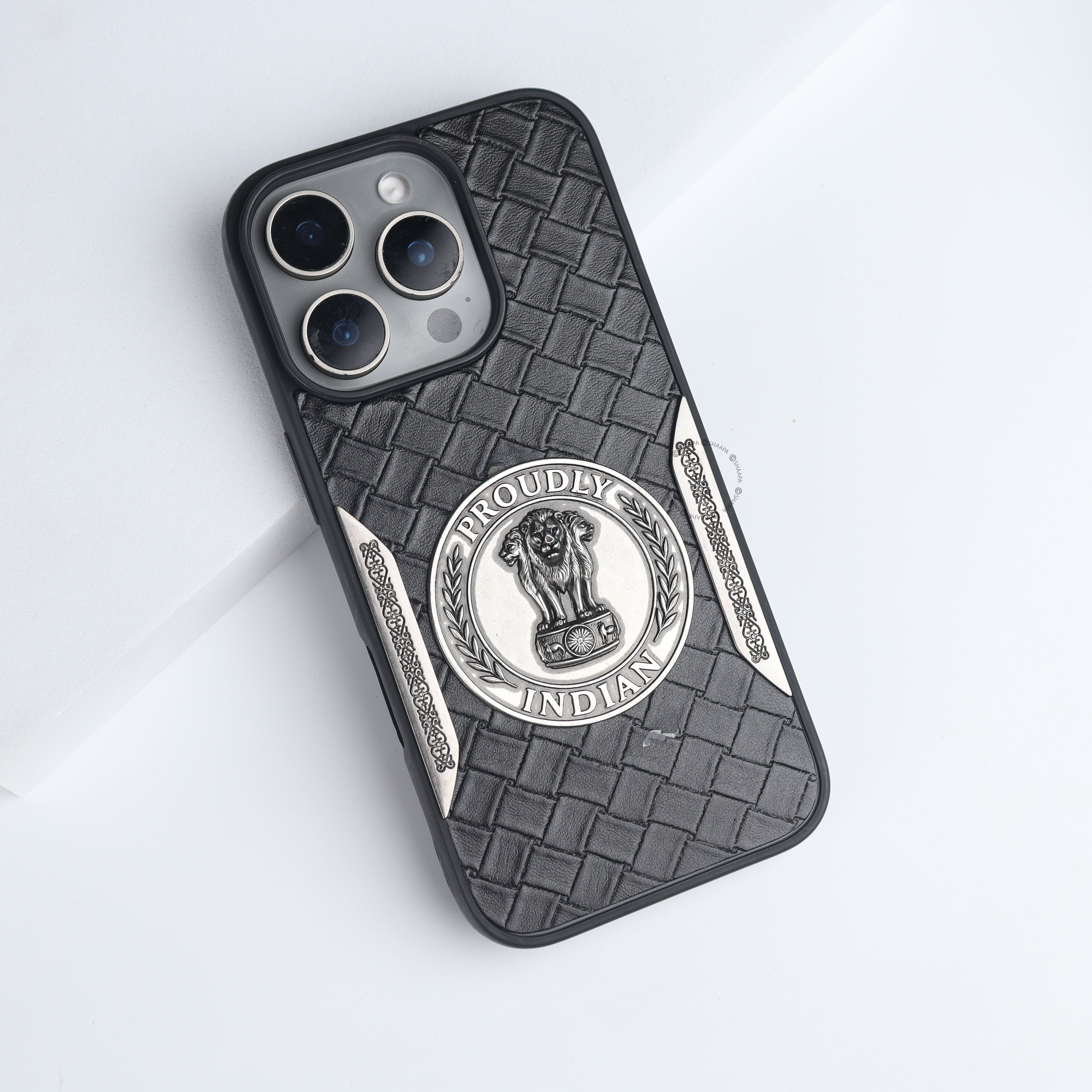 Proudly Indian Textured Leather Case - iPhone